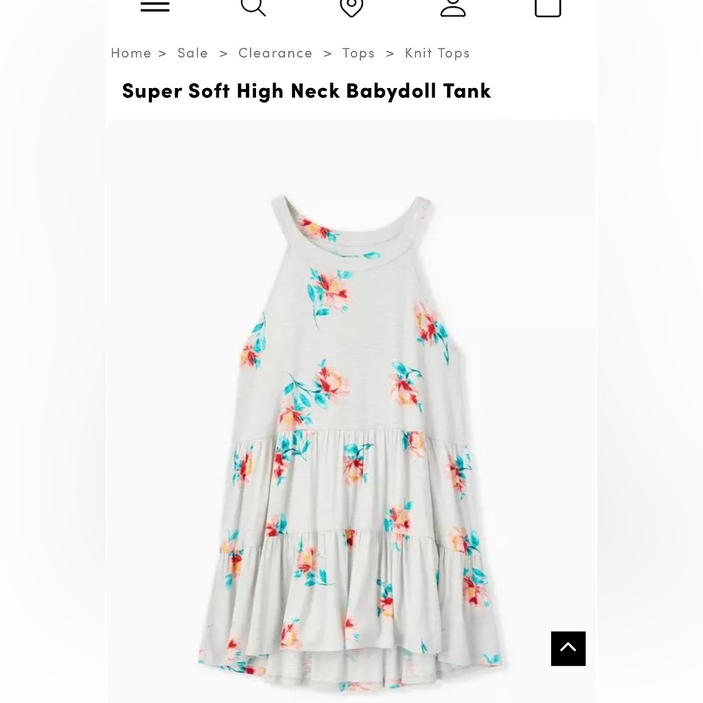 Torrid Super Soft High Neck Tank size 3